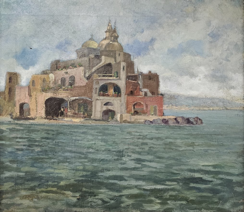 Giuseppe Aprea (1876 - 1946) - Marina di Napoli #1.1