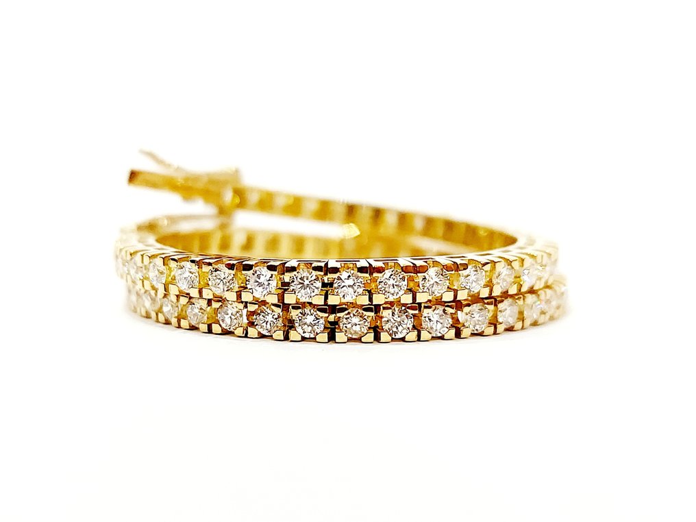 Armband - 18 karaat Geel goud -  2.44ct. tw. Diamant  (Natuurlijk) #1.3