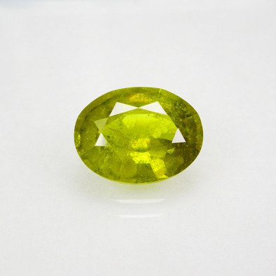 1 pcs  绿色, 黄色 榍石  - 4.29 ct - 国际宝石研究院（IGI） - 美丽的色彩 #1.1