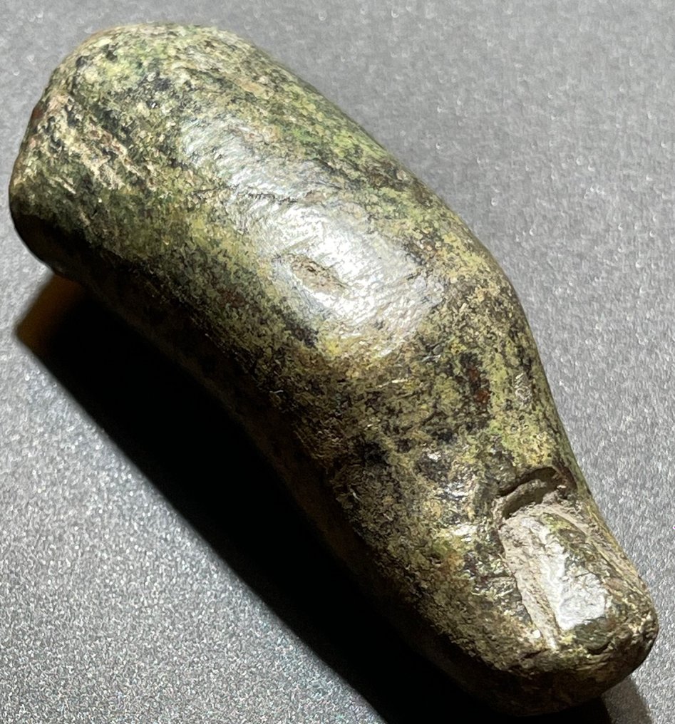 Ókori római Bronz Kivételes ujj rendkívül verisztikus stílusban és kiválóan meghatározott természetes pozícióval. Val #2.1