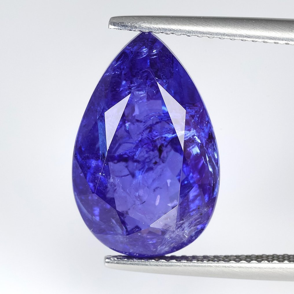 紫羅蘭色, 藍色 坦桑石  - 14.66 ct - 國際寶石學院（International Gemological Institute (IGI)） #1.2