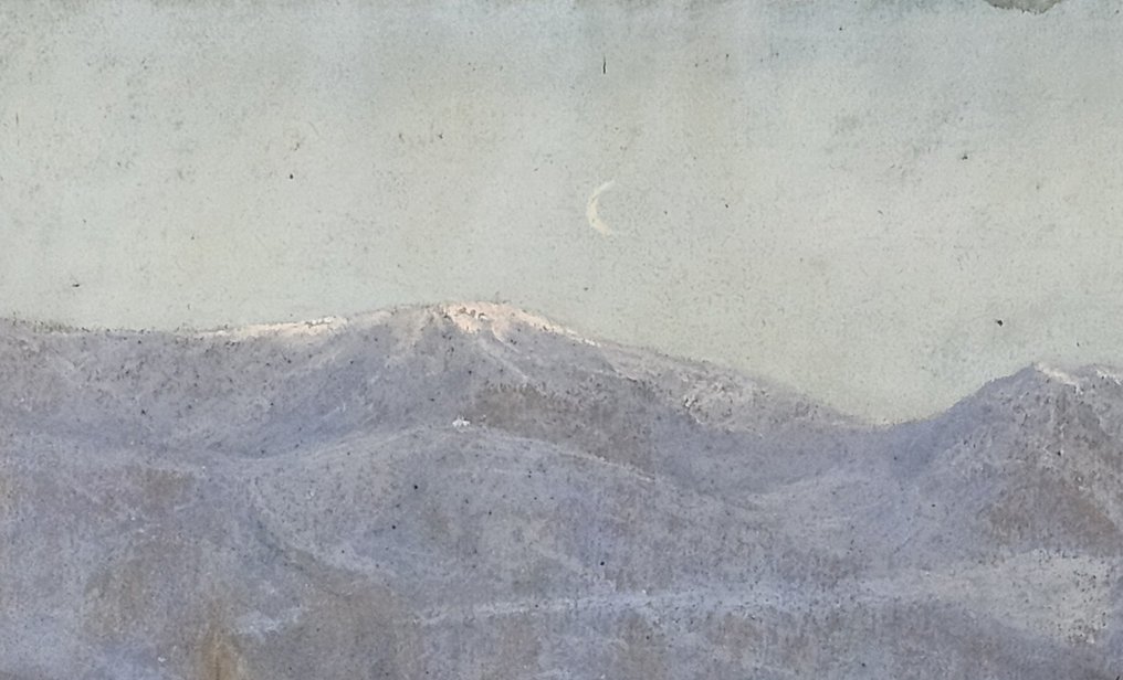 Nicola Fabricatore (1888 - 1962) - Paesaggio al chiaro di luna #3.2