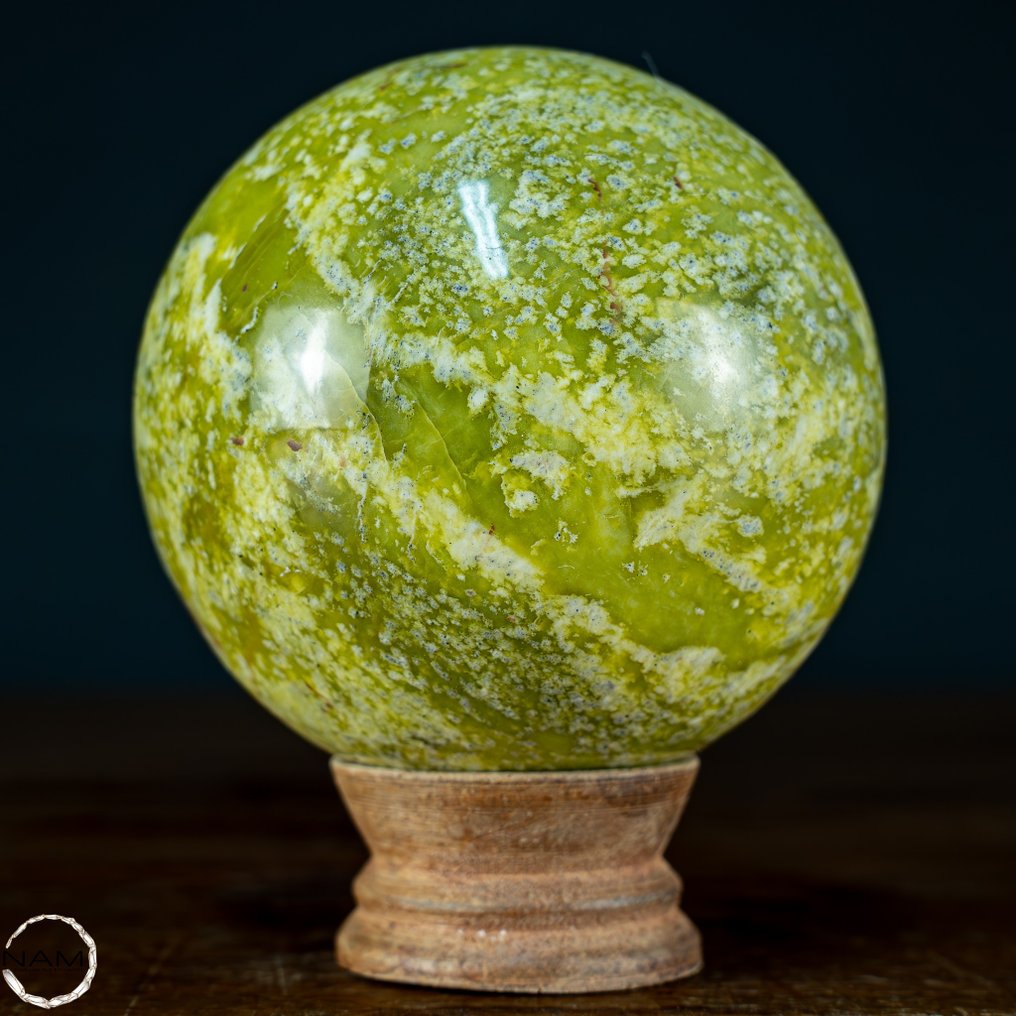 Very Rare Natural Serpentine Sphere, From Pakistan- 912.45 g #1.1