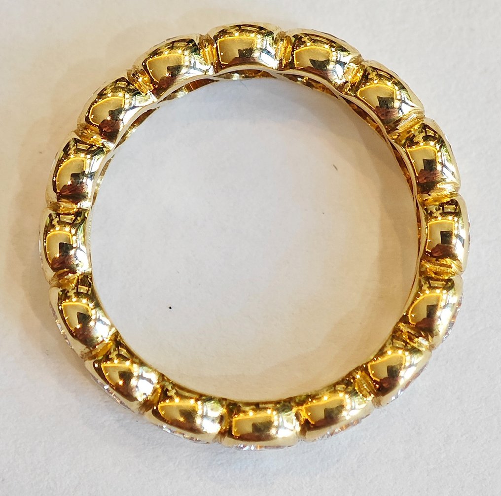 Anello - 18 carati Oro giallo -  1.60ct. tw. Diamante #3.2
