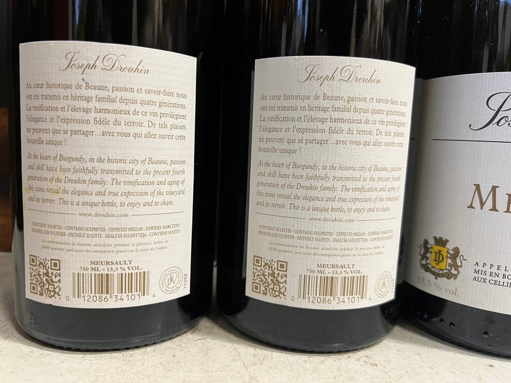 2021 Joseph Drouhin - Meursault - 4 Bottles (0.75L) #2.1