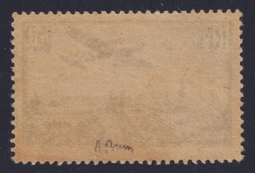 Francia 1936 - PA n° 14, 50 francos verde firmado Brun - Yvert #2.1