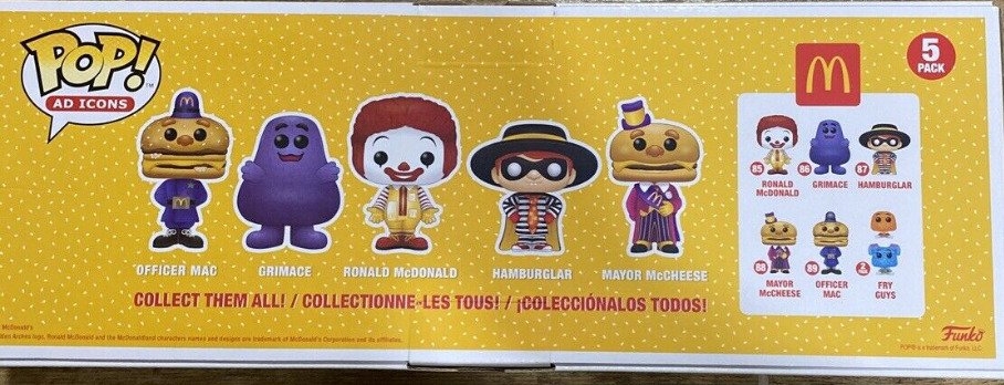 Funko  - Funko Pop McDonalds 5 Pack Ad Icons - 2010-2020 #3.1