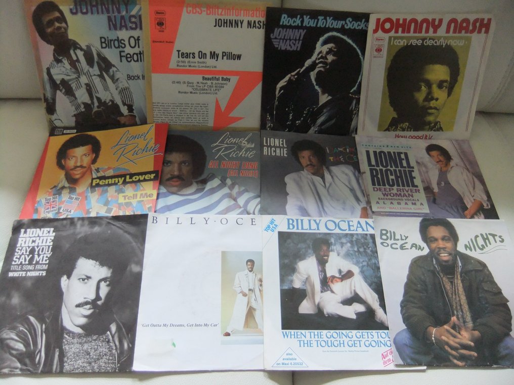 Billy Ocean ,Lionel Richie , Johnny Nash - 多个标题 - 单张黑胶唱片 - 各种出版物（参见说明） - 1972 #1.1