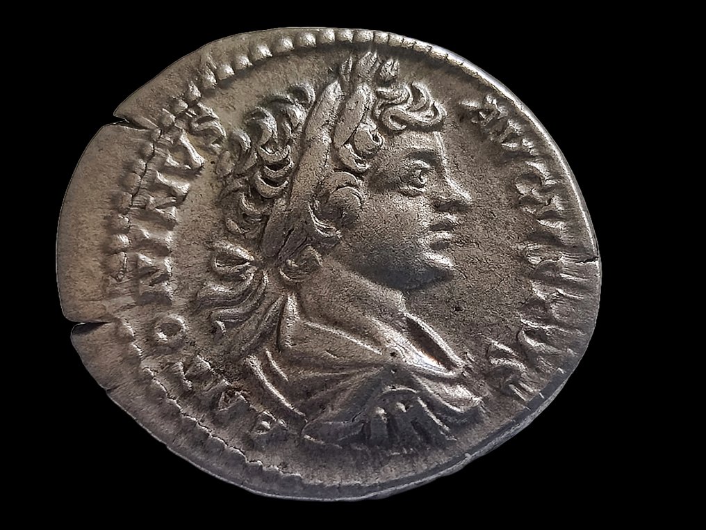 罗马帝国. 卡拉卡拉 （公元198-217）. Denarius Rome - Sol #1.1