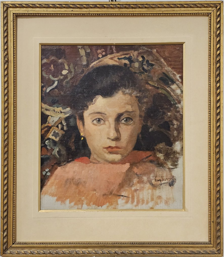 Eugenio Scorzelli (1890 - 1958) - Ritratto di ragazza #1.2