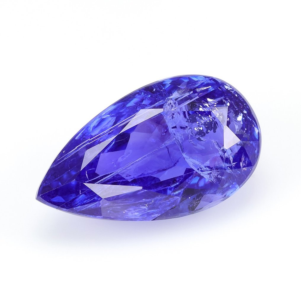 Albastru, Violet Tanzanite  - 12.53 ct - IGI (Institutul gemologic internațional) #1.1