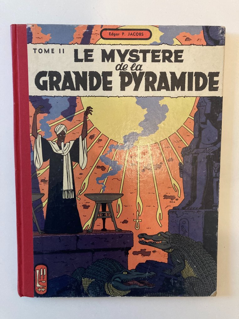 Blake & Mortimer T4 - Le Mystère de la Grande Pyramide 2 - C - 1 Album - Primera edición - 1955 #1.1