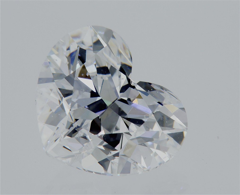1 pcs Diamante  (Naturale)  - 3.51 ct - Cuore - D (incolore) - SI1 - Gemological Institute of America (GIA) #1.1