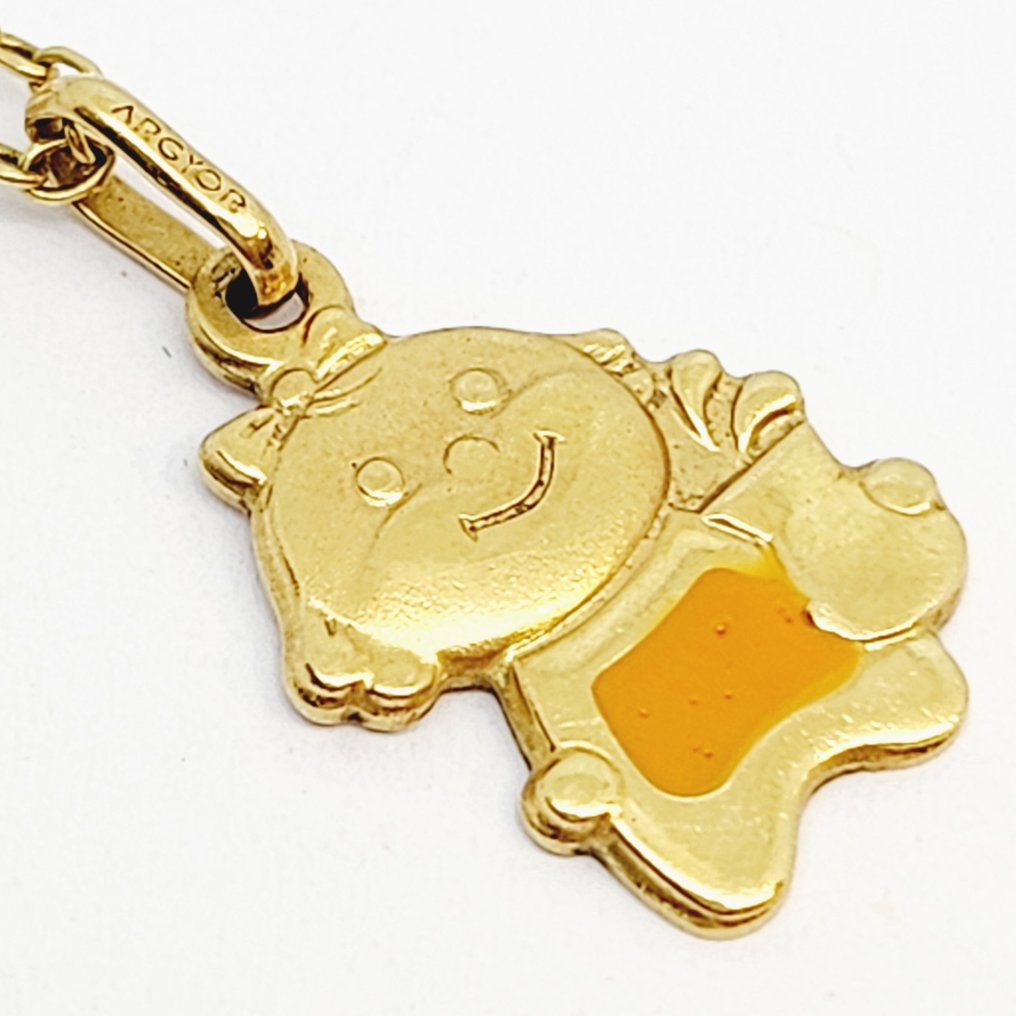 Argyor - Collier avec pendentif - 18 carats Or jaune #1.2