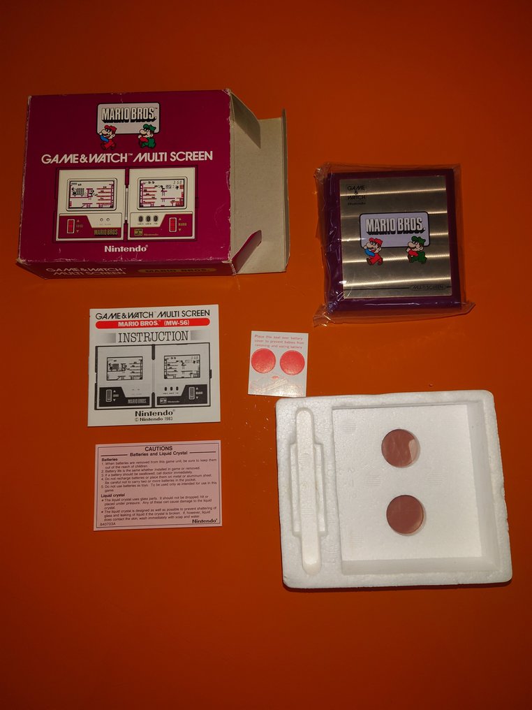 Nintendo - Game & Watch multi screen - Mario Bros MW-56 - Joc video portabil - În cutia originală #1.1