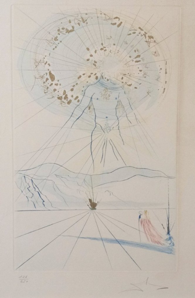 Salvador Dali (1904-1989) - Bridegroom Leaps Upon the Mountains #1.1
