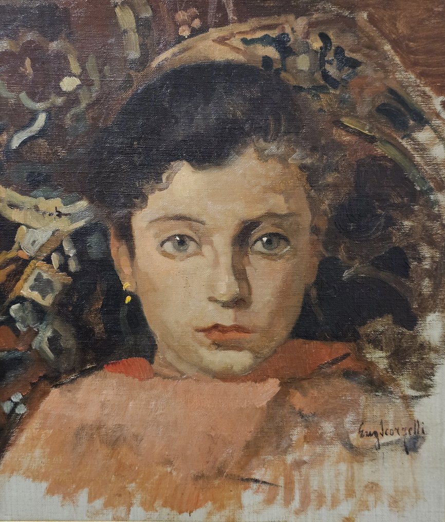 Eugenio Scorzelli (1890 - 1958) - Ritratto di ragazza #1.1