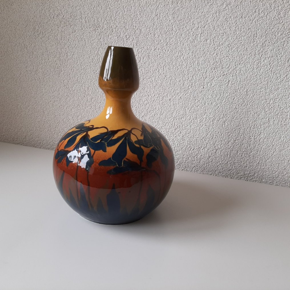Haagsche Plateelfabriek Rozenburg - Vase  - Töpferware #1.1