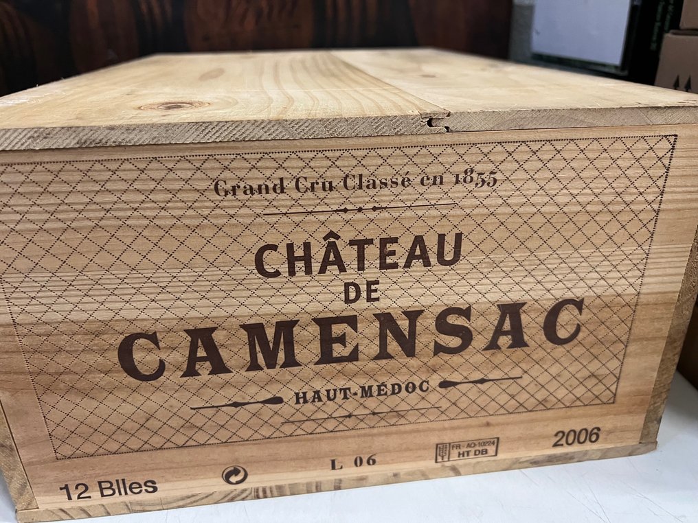 2006 Chateau Camensac - Haut-Médoc Grand Cru Classé - 12 Flaskor (0,75L) #1.1