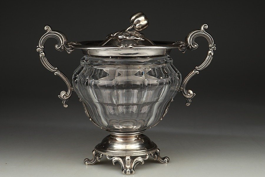 Emile Hugo - Sugar bowl - .950 silver #1.1
