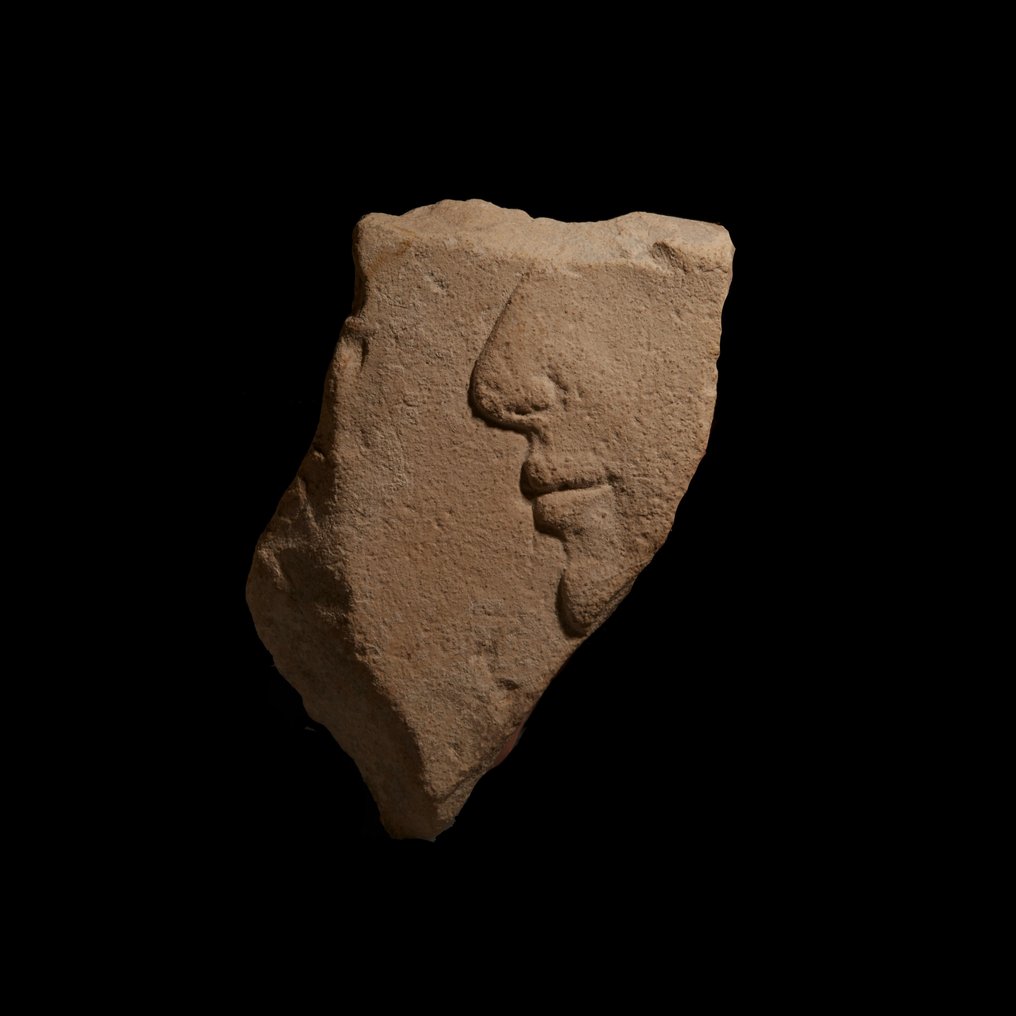 Antiguo Egipto Piedra Modelo del escultor. Período Tardío, 664 - 332 a.C. 10 cm H. Licencia de Importación Española. #1.2