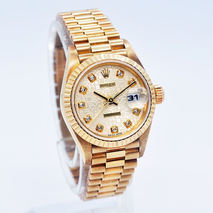 Rolex - 18K Oyster Perpetual Datejust Ladies Diamonds - Ref. 69178 - Mujer - 1990-1999 #2.1