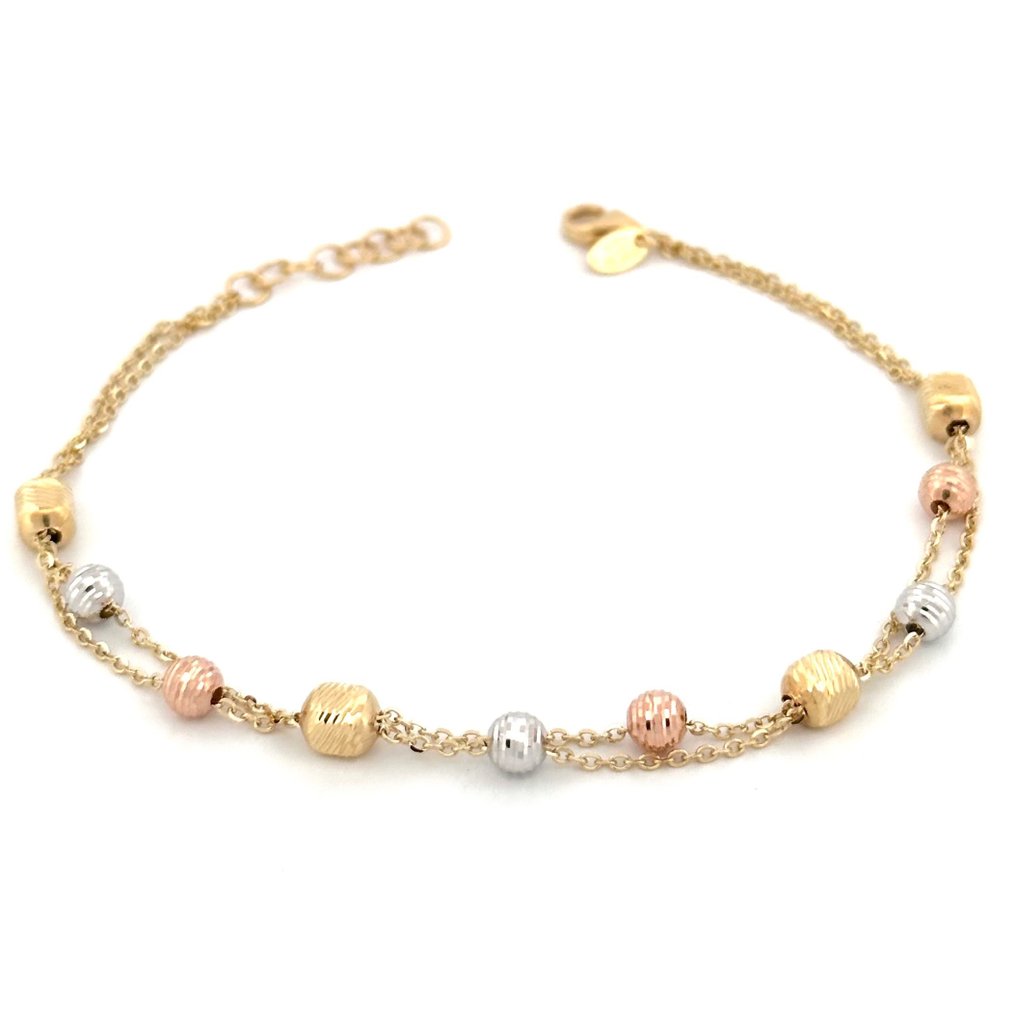 Handmade - Parure - Parure - 10 g - 18 carats Or jaune, Or blanc, Or rose - Gold Art #3.2