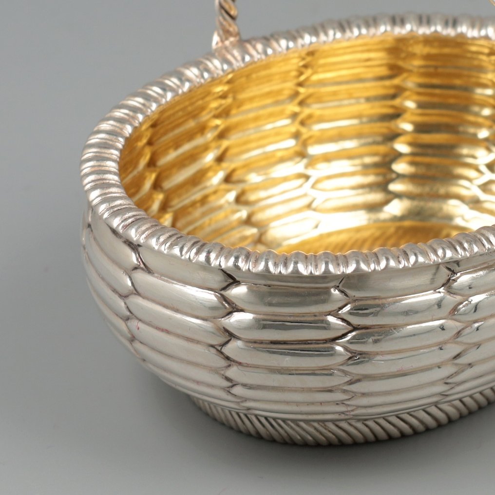 Richard Sibley II, Londen 1841 , NO RESERVE - Bonbon basket - .925 silver #2.1