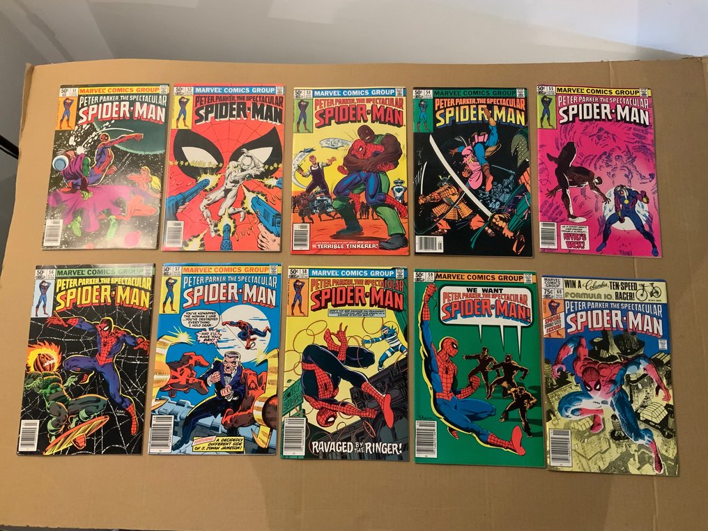 Spectacular Spider-Man (1976 Series) # 41-63 Very High Grade! - 2nd Appaearance of Jack O'Lantern! All Newsstands! - 23 Comic - Primera edición - 1980/1982 #3.1