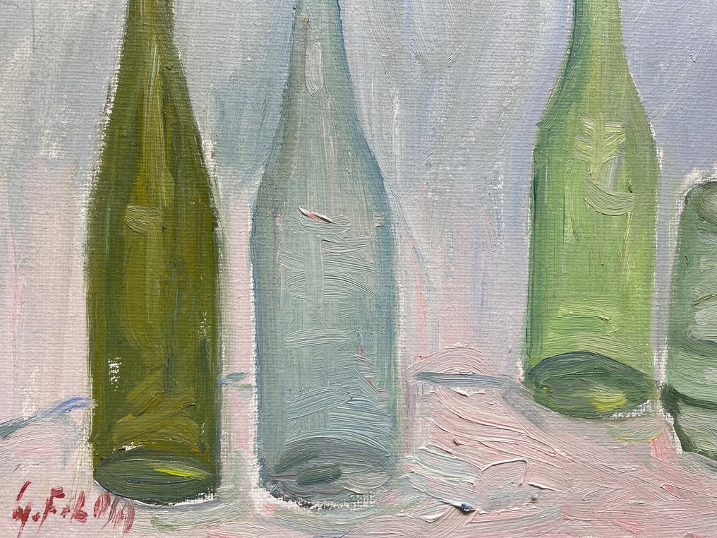 Giacomo Filosa (1912-2002) - Composizione di bottiglie #2.2