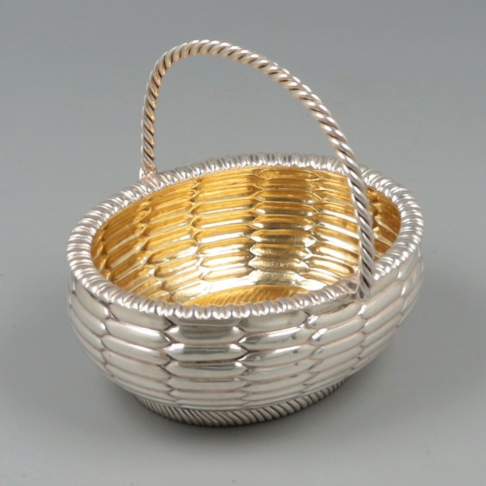 Richard Sibley II, Londen 1841 , NO RESERVE - Bonbon basket - .925 silver #1.1