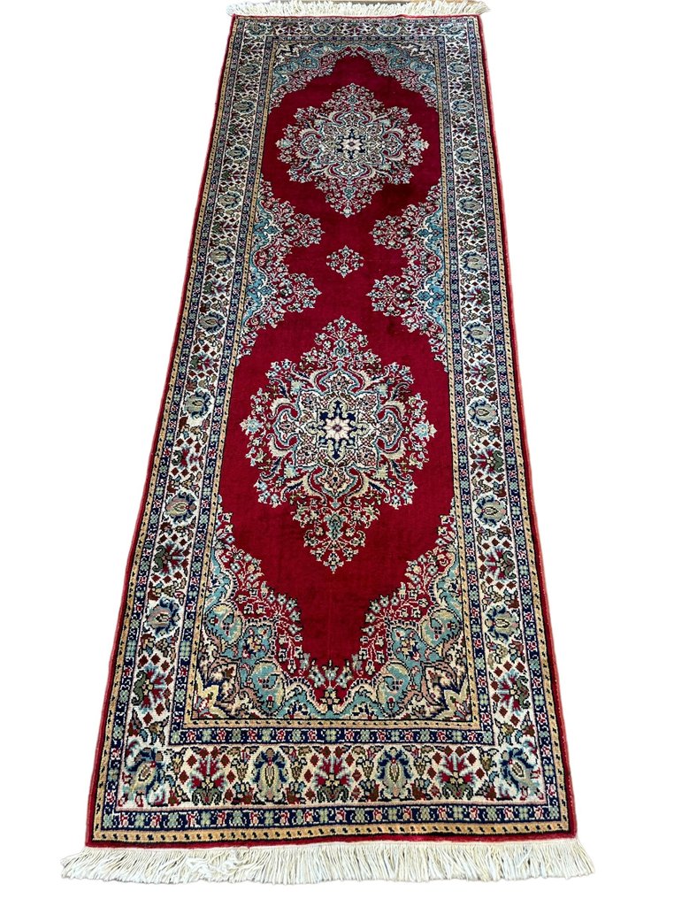 Tyrkisk silke tæppeløber - Tæppe - 225 cm - 80 cm #1.2