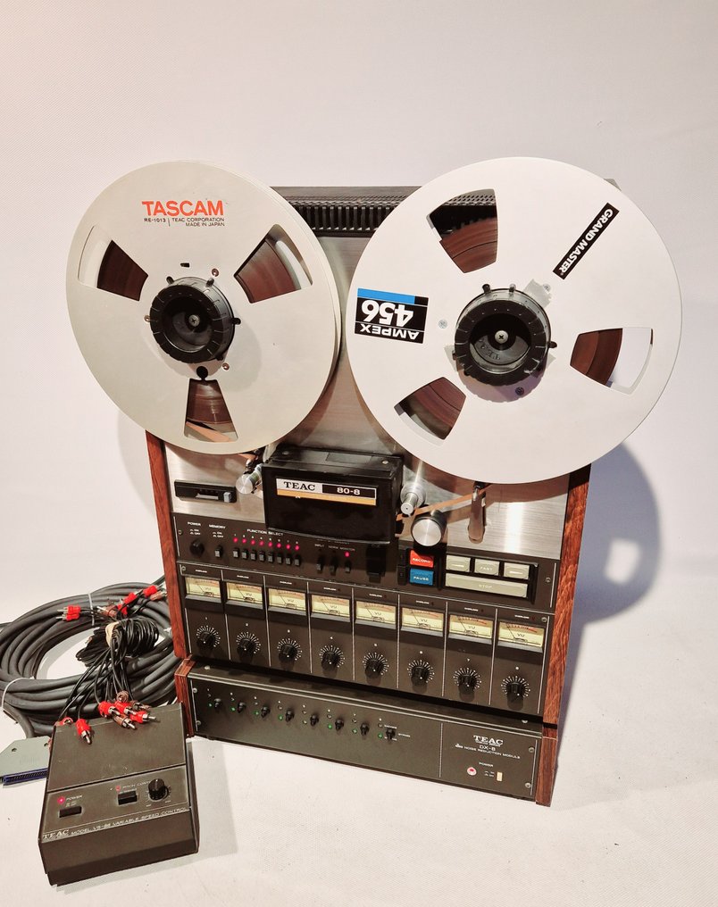 TEAC - 80-8 with DX-8 dbx Noise reduction module & VS-88 Variable speed control - 8 track Reel to reel deck 26 cm #1.2