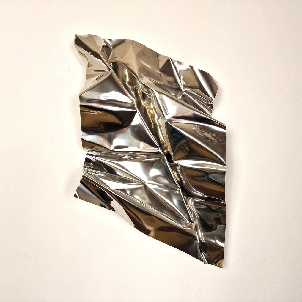 José Soler Art - Steel Silk. Mirror (Wall Sculpture) #1.1