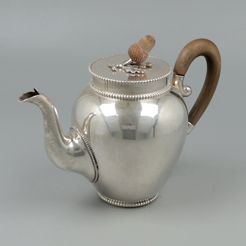 A. Bonebakker & Zoon, NO RESERVE, Trekpotje - Teapot - .833 silver #1.2