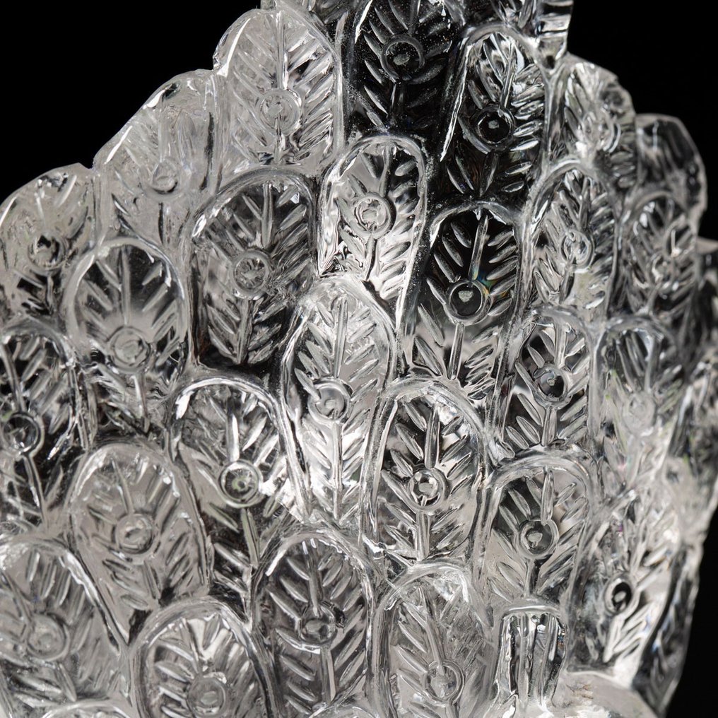 Himalaya Quartz Extra Clear - Lord Ganesh - Carving Fine Detail - Korkeus: 125 mm - Leveys: 90 mm- 464 g #2.1