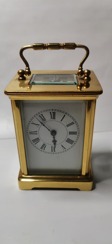 旅行鐘 -   黃銅玻璃 - 1910-1920 #1.2