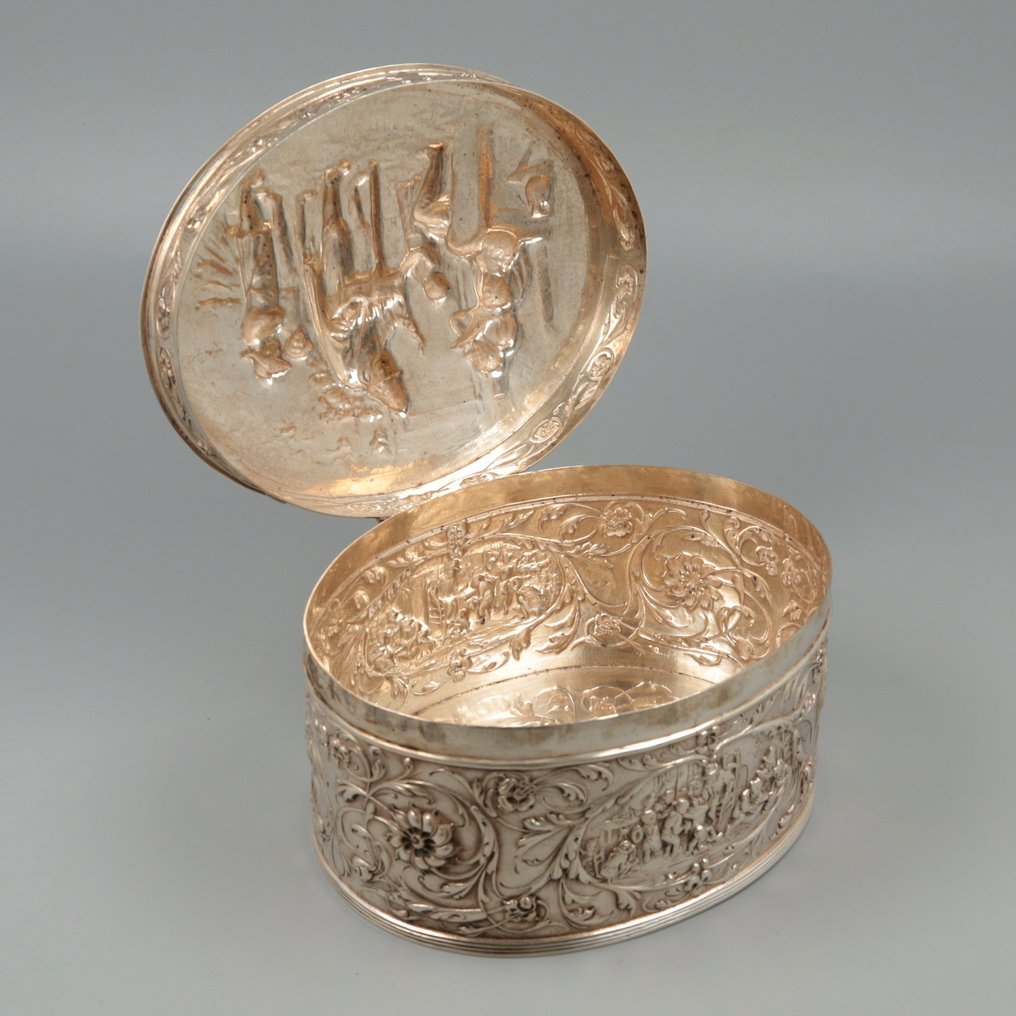Zaanlandse Zilversmederij 1920 *NO RESERVE* - Cookie jar - .833 silver #1.2