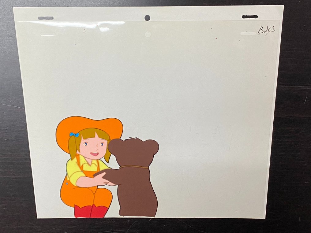 Monarch: The Big Bear of Tallac (Jacky and Nuca) (1977) - 1 Original animation cel and drawing #2.1