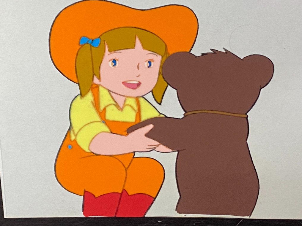 Monarch: The Big Bear of Tallac (Jacky and Nuca) (1977) - 1 Original animation cel and drawing #1.1