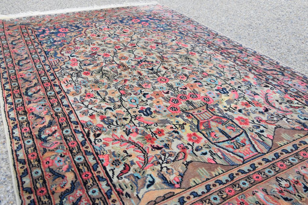 吉漢吉爾羊毛和絲綢 - 小地毯 - 218 cm - 136 cm #1.3