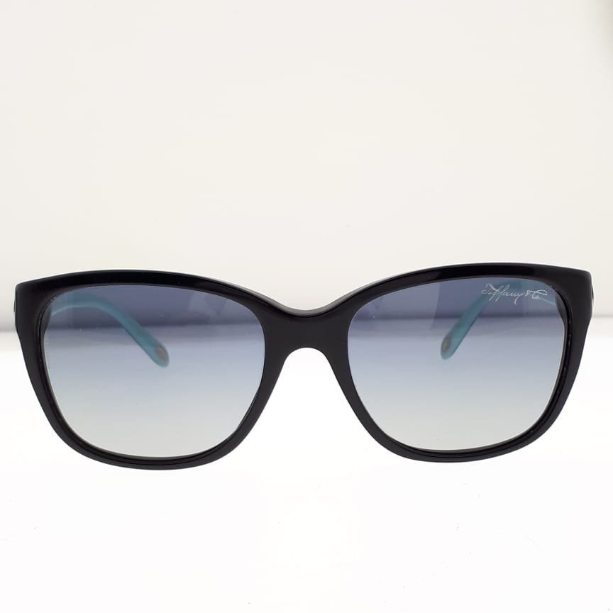 Tiffany & Co. - Wayfarer Black & Tiffany Blue with Silver Tone T&Co. Temple Plates and T&Co. Sign Details - Γυαλιά ηλίου #2.1