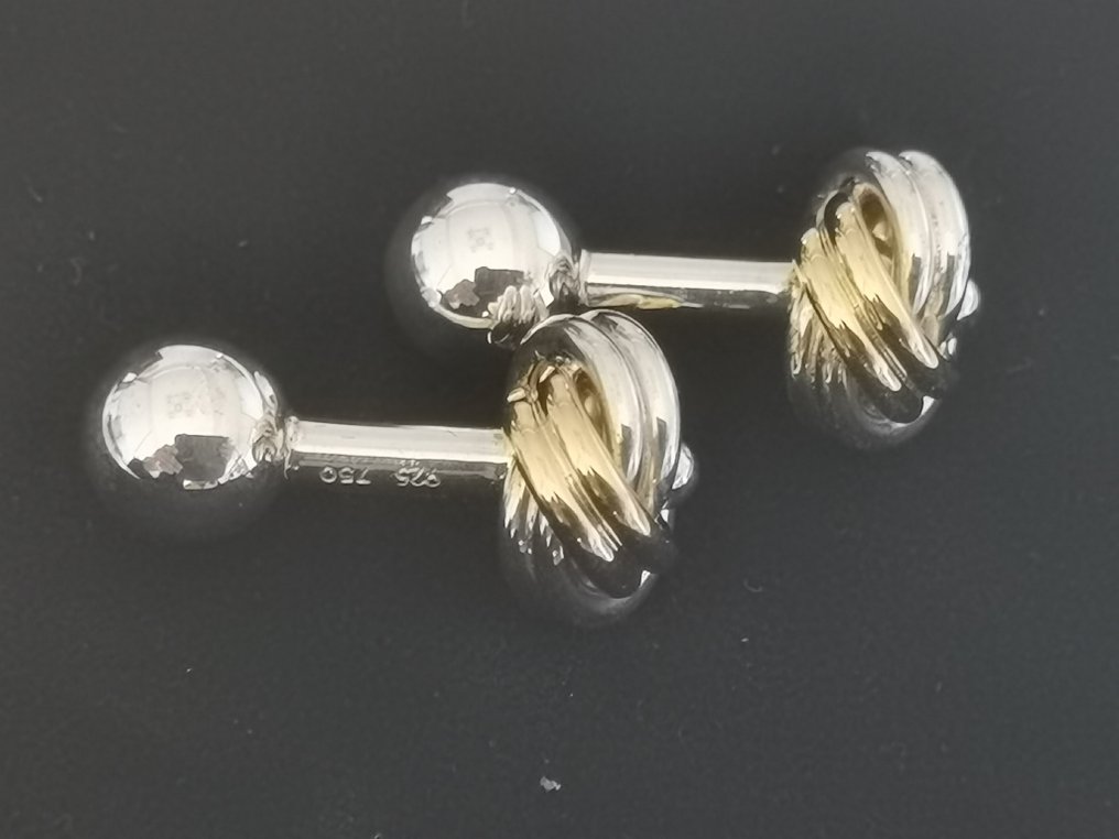 Tiffany & Co. - Argint, Aur galben - Butoni #3.2