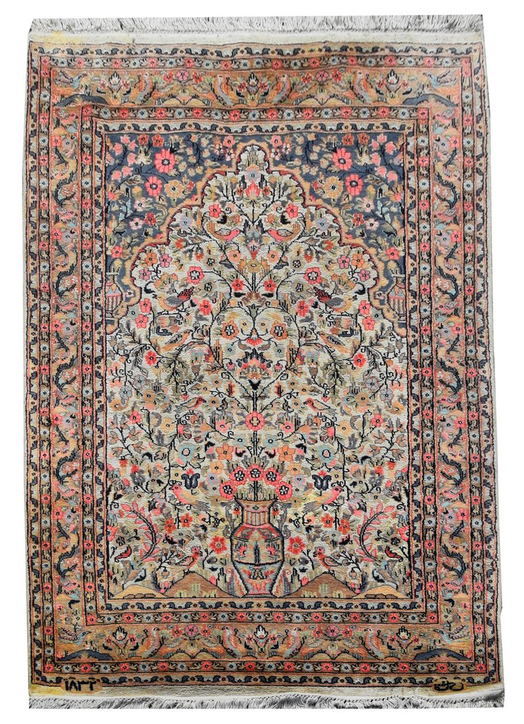 吉漢吉爾羊毛和絲綢 - 小地毯 - 218 cm - 136 cm #1.1