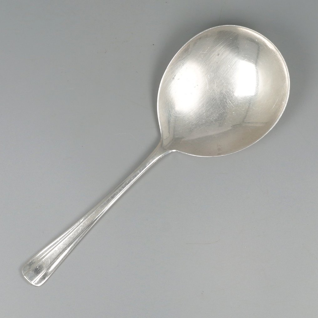 Christa Ehrlich, NO RESERVE "model 1064" Puddingschep - Lepel - .833 zilver #1.1