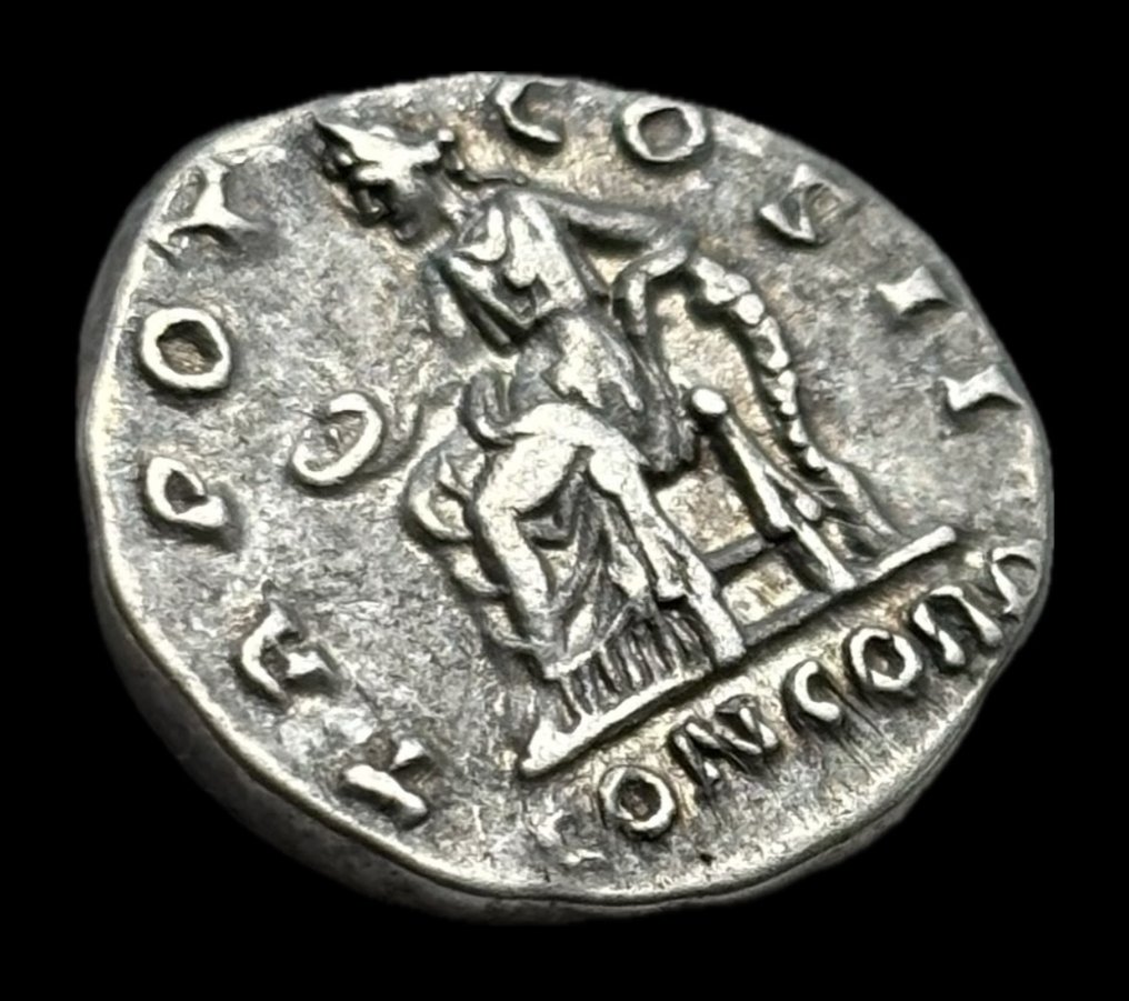 羅馬帝國. Aelius (AD 136-138). Denarius Rome - Concordia #1.2