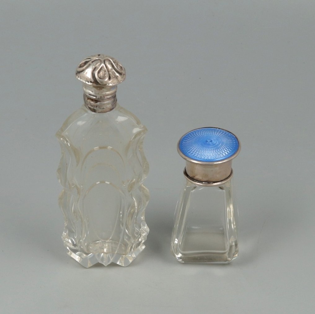 NO RESERVE, Parfumflesjes - Flasque (2) - Argent 833, Argent 925 #1.2