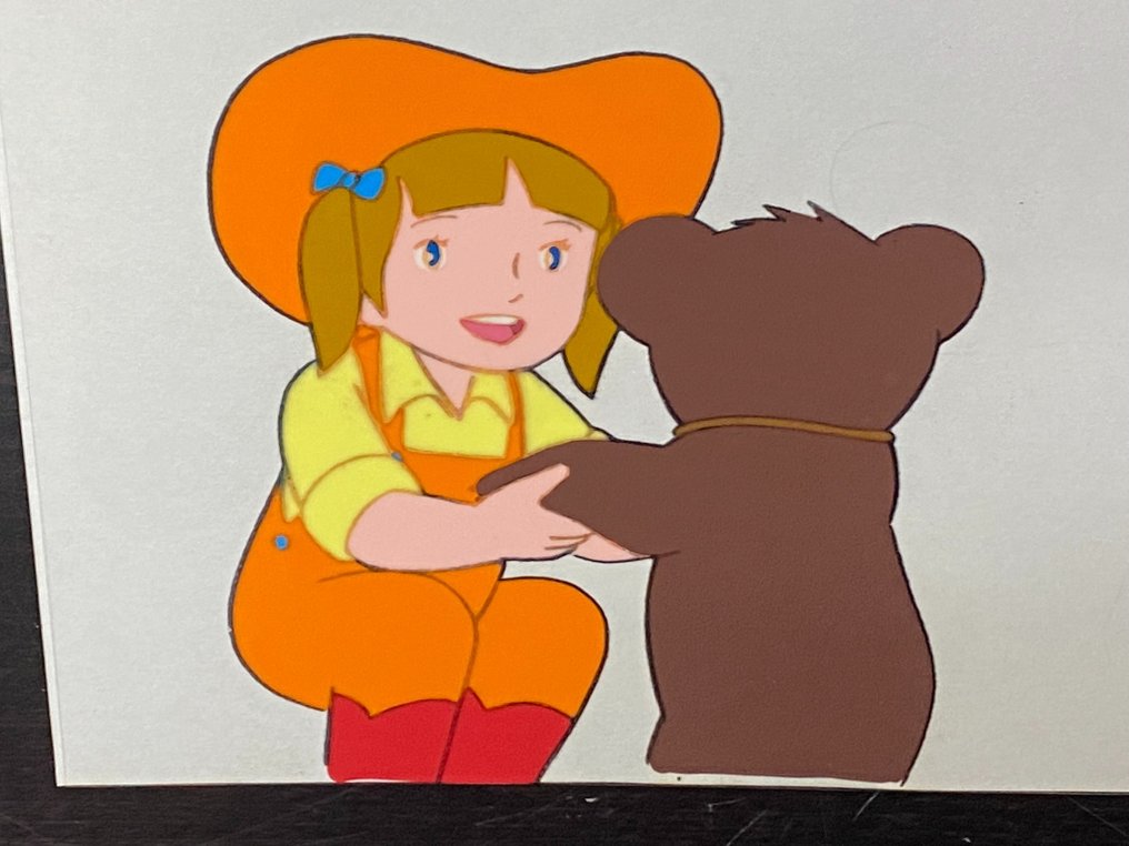 Monarch: The Big Bear of Tallac (Jacky and Nuca) (1977) - 1 Original animation cel and drawing #3.1