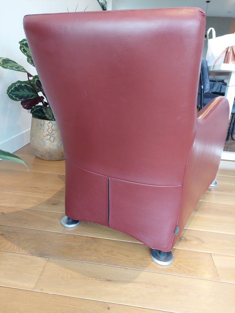 Montis - Gerard van den Berg - Lounge-stol - stuga - Aluminium, Läder #3.2