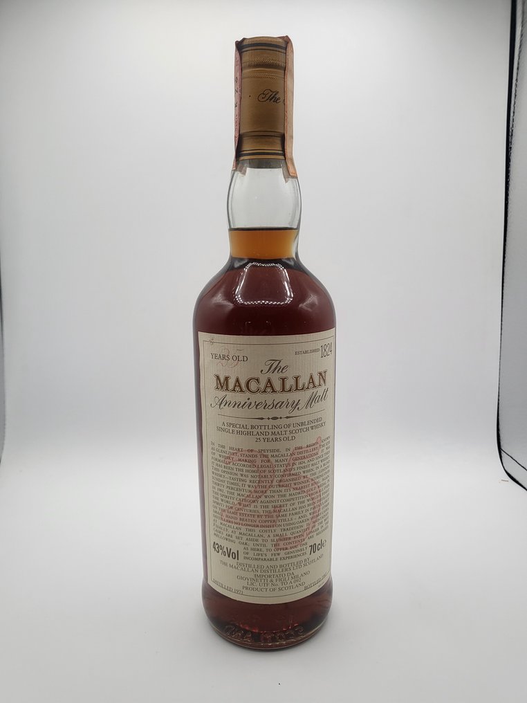 Macallan 1971 25 years old - Anniversary Malt - Original bottling  - b. 1997  - 70cl #1.2